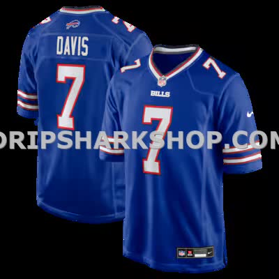 Mens Nike Ray Davis Royal Buffalo Bills Team Game Jersey