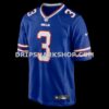 Mens Nike Damar Hamlin Royal Buffalo Bills Game Jersey