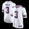 NFL048cabG04-3d7334 Mens Nike Damar Hamlin White Buffalo Bills Game Jersey