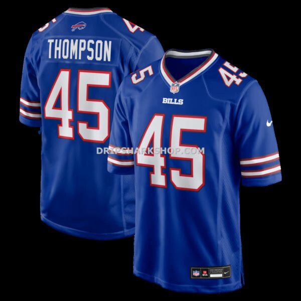 Mens Nike Shaq Thompson Royal Buffalo Bills Team Game Jersey