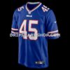 Mens Nike Shaq Thompson Royal Buffalo Bills Team Game Jersey