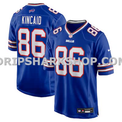 Mens Nike Dalton Kincaid Royal Buffalo Bills Game Jersey