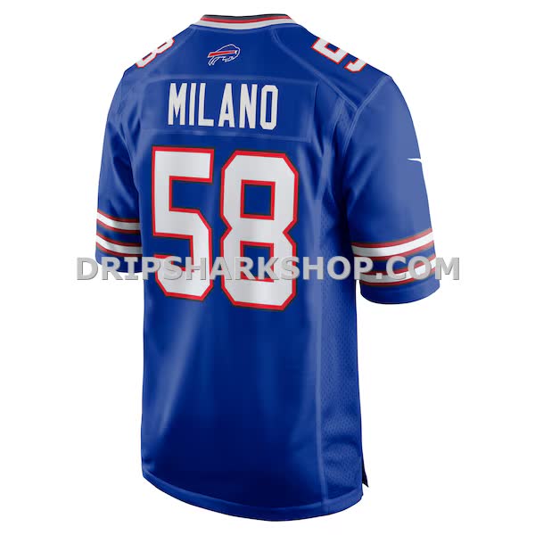 Mens Nike Matt Milano Royal Buffalo Bills Game Player Jersey Pi4020000