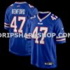 NFL04ae28M01-1a26ca Mens Nike Christian Benford Royal Buffalo Bills Game Jersey