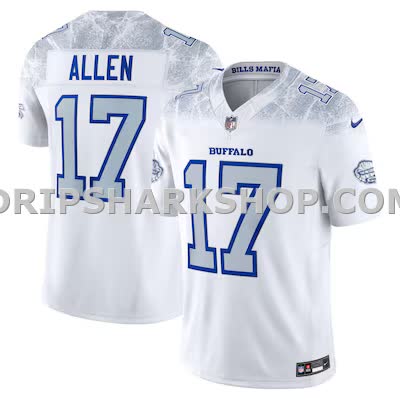 Mens Nike Josh Allen White Buffalo Bills 2025 Rivalries Collection Limited Jersey
