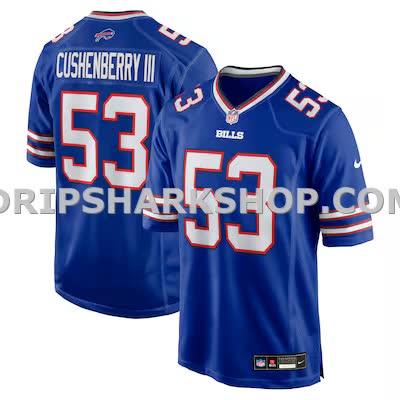 Mens Nike Lloyd Cushenberry Iii Royal Buffalo Bills Team Game Jersey