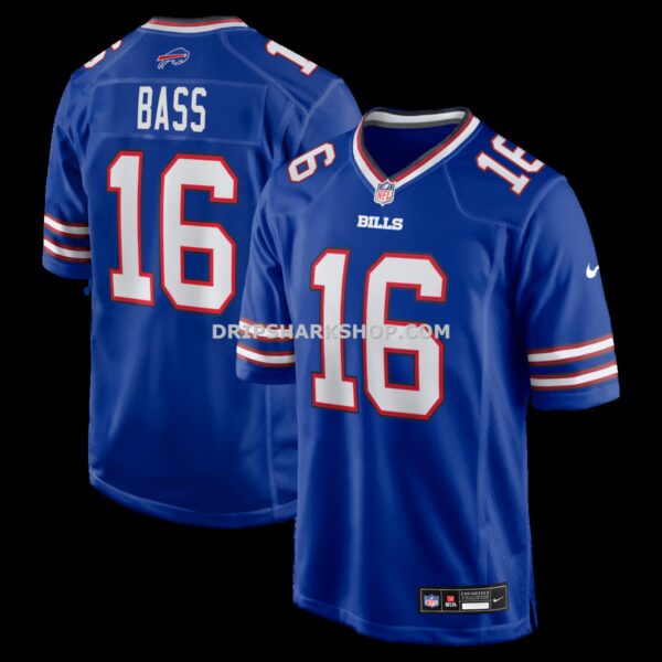NFL04c6f6G04-e019ef Mens Nike Tyler Bass Royal Buffalo Bills Team Game Jersey