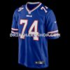 Mens Nike Ryan Van Demark Royal Buffalo Bills Game Player Jersey