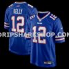 NFL04d723M01-792d57 Mens Nike Jim Kelly Royal Buffalo Bills Game Retired Player Jersey