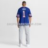 NFL04dba4G11-4e9b0f Mens Nike Number 1 Groom Royal Buffalo Bills Game Jersey