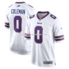 Mens Nike Keon Coleman White Buffalo Bills Game Jersey