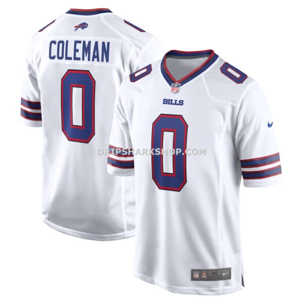 Mens Nike Keon Coleman White Buffalo Bills Game Jersey
