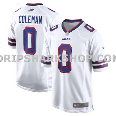 Mens Nike Keon Coleman White Buffalo Bills Game Jersey