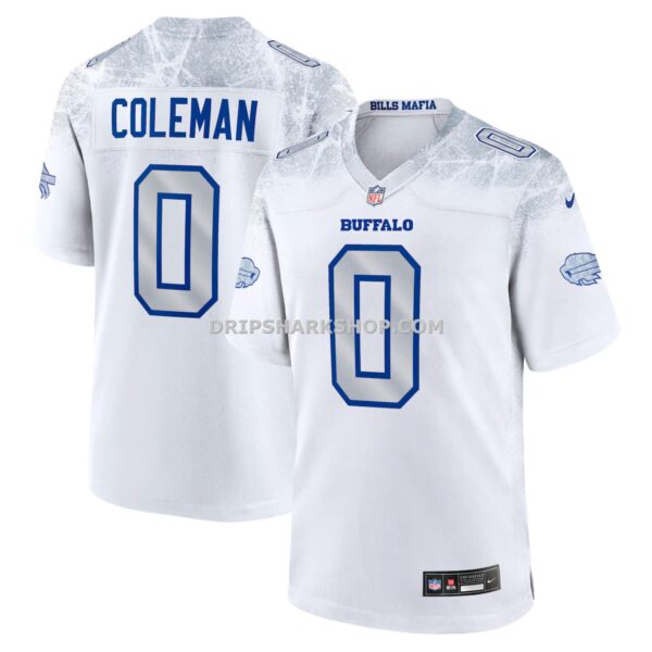 Mens Nike Keon Coleman White Buffalo Bills 2025 Rivalries Collection Game Jersey