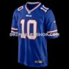 Mens Nike Khalil Shakir Royal Buffalo Bills Game Jersey