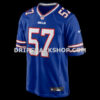 Mens Nike Aj Epenesa Royal Buffalo Bills Game Player Jersey