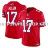 NFL04f560M01-6c6845 Mens Nike Josh Allen Red Buffalo Bills Vapor Fuse Limited Jersey