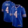 Mens Nike James Cook Iii Royal Buffalo Bills Team Game Jersey