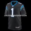 Mens Nike Cam Newton Black Carolina Panthers Team Retired Game Jersey