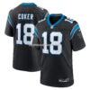 Mens Nike Jalen Coker Black Carolina Panthers Team Game Jersey