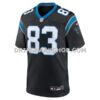 NFL05077bG05-d34436 Mens Nike David Moore Black Carolina Panthers Game Jersey
