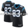 NFL05077bM01-7f19ca Mens Nike David Moore Black Carolina Panthers Game Jersey