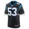 Mens Nike Claudin Cherelus Black Carolina Panthers Team Game Jersey