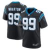 Mens Nike Tershawn Wharton Black Carolina Panthers Team Game Jersey