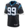 Mens Nike Tershawn Wharton Black Carolina Panthers Team Game Jersey