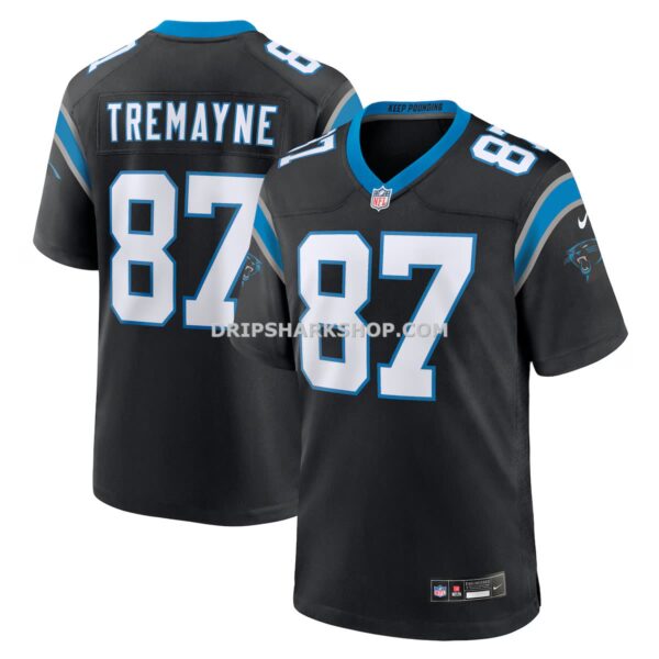 Mens Nike Brycen Tremayne Black Carolina Panthers Team Game Jersey