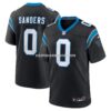Mens Nike Jatavion Sanders Black Carolina Panthers Game Jersey
