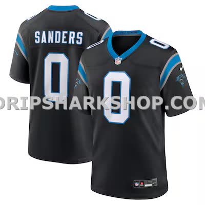 Mens Nike Jatavion Sanders Black Carolina Panthers Game Jersey