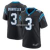 Mens Nike Princely Umanmielen Black Carolina Panthers Team Game Jersey