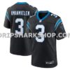 Mens Nike Princely Umanmielen Black Carolina Panthers Team Game Jersey
