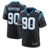 Mens Nike Julius Peppers Black Carolina Panthers Retired Player Game Jersey