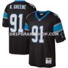 Mens Mitchell And Ness Kevin Greene Black Carolina Panthers Legacy Replica Jersey Pi3604000
