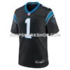 Mens Nike Number 1 Dad Black Carolina Panthers Game Jersey