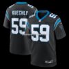 Mens Nike Luke Kuechly Black Carolina Panthers Team Game Jersey