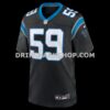 Mens Nike Luke Kuechly Black Carolina Panthers Team Game Jersey