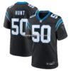 Mens Nike Robert Hunt Black Carolina Panthers Game Jersey