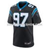Mens Nike Bobby Brown Iii Black Carolina Panthers Team Game Jersey