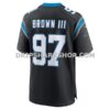 Mens Nike Bobby Brown Iii Black Carolina Panthers Team Game Jersey
