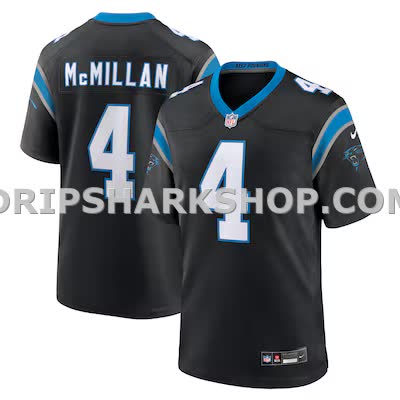 Mens Nike Tetairoa Mcmillan Black Carolina Panthers Team Game Jersey