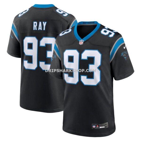Mens Nike Labryan Ray Black Carolina Panthers Team Game Jersey