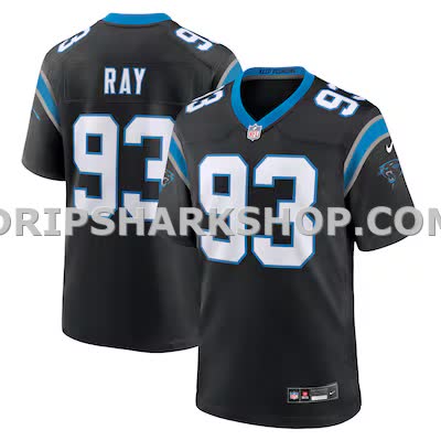 Mens Nike Labryan Ray Black Carolina Panthers Team Game Jersey
