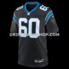 Mens Nike Nick Samac Black Carolina Panthers Team Game Jersey
