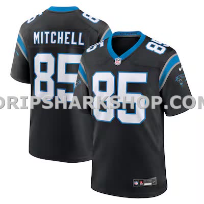 Mens Nike James Mitchell Black Carolina Panthers Team Game Jersey