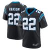 Mens Nike Lathan Ransom Black Carolina Panthers Team Game Jersey