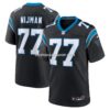 Mens Nike Yosh Nijman Black Carolina Panthers Game Jersey