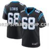NFL056aceM01-45d84e Mens Nike Damien Lewis Black Carolina Panthers Game Jersey